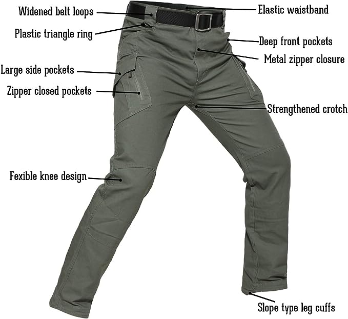 CARWORNIC Gear Men’s Assault Tactical Pants – Hiking centre
